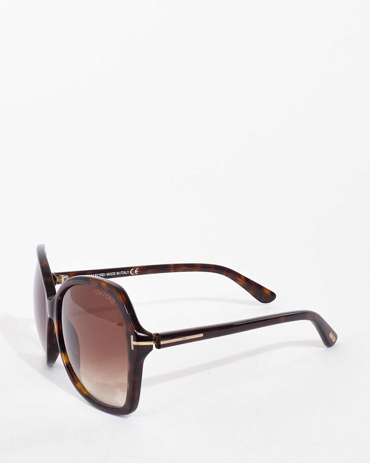Tom Ford Brown Acetate Tortoise TF 328 Butterfly Sunglasses