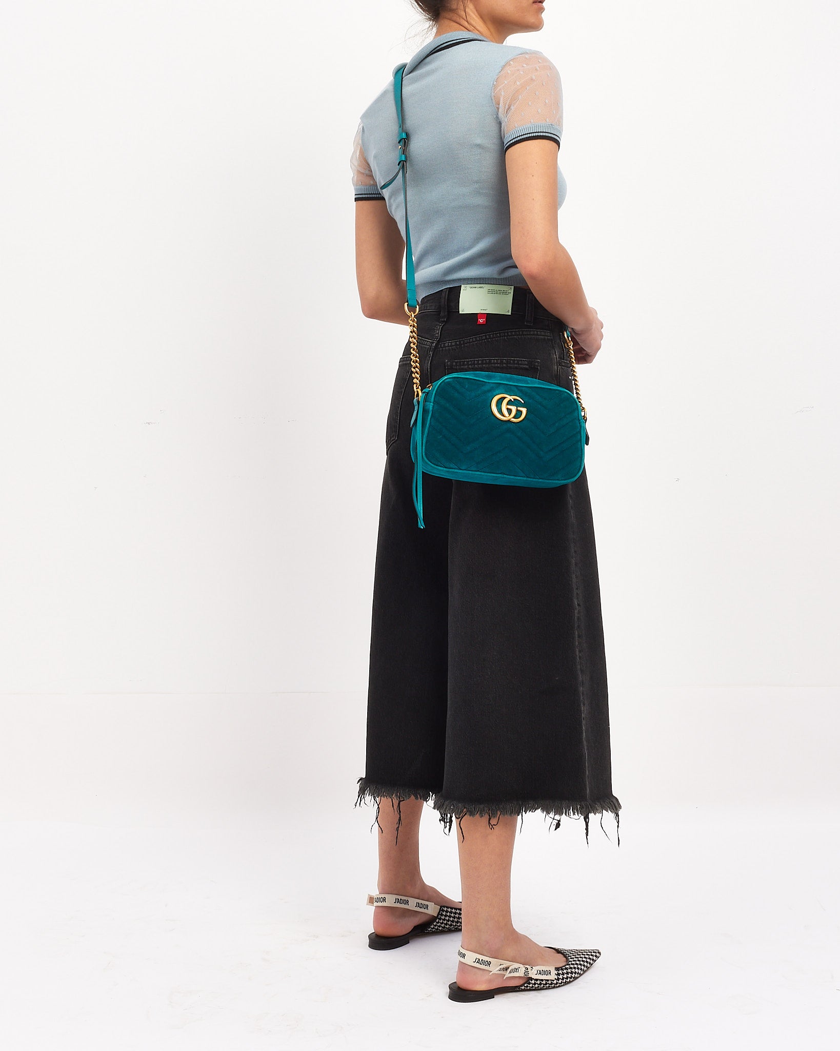 Velvet Gucci Matelasse Backpack Gucci Matelasse Velvet GG Marmont