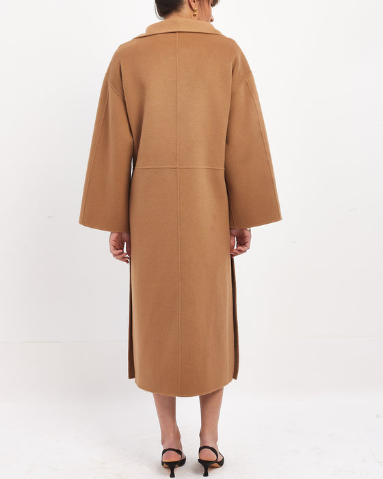 Toteme Beige Wool Signature Coat -XS