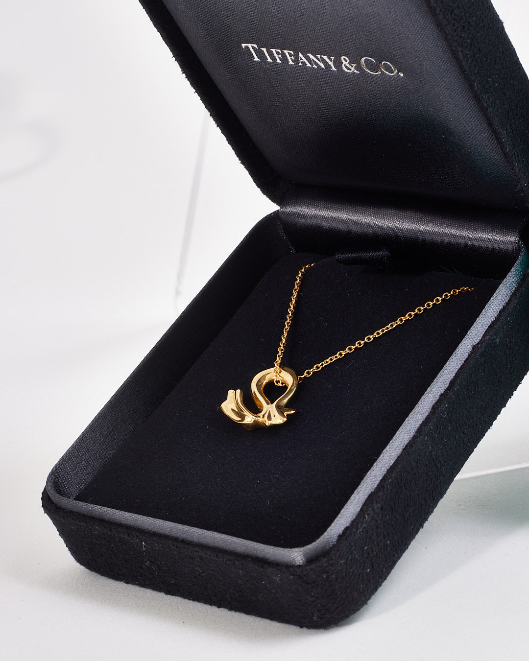 Tiffany & Co. 18K Gold Elsa Peretti Dragon Pendant Necklace