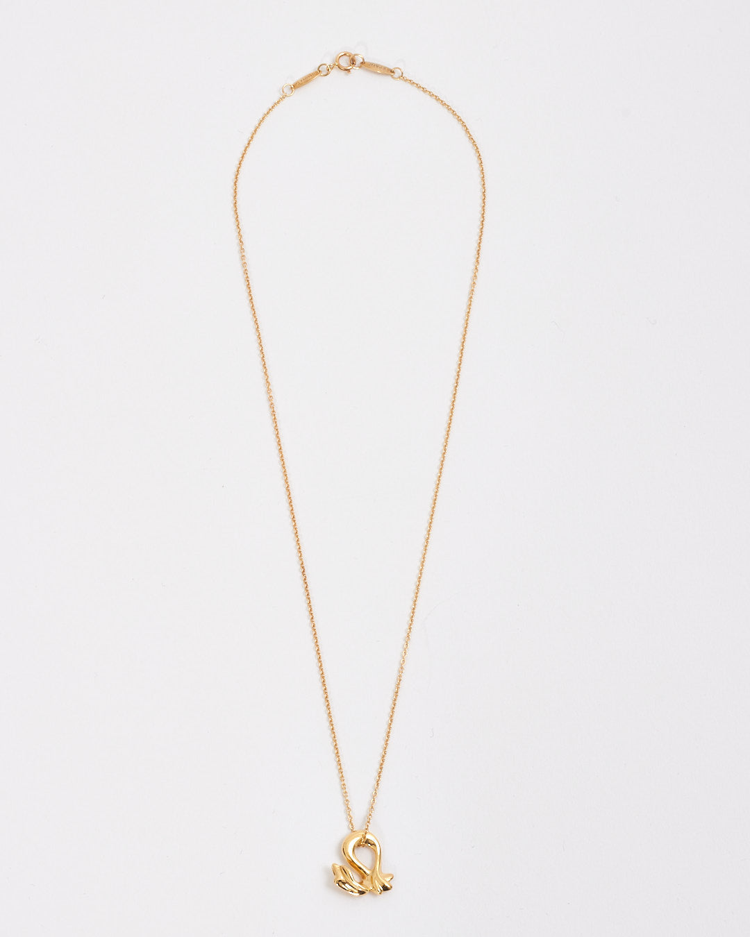 Tiffany & Co. 18K Gold Elsa Peretti Dragon Pendant Necklace