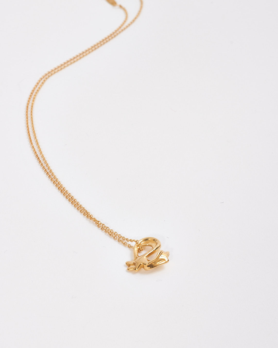 Tiffany & Co. 18K Gold Elsa Peretti Dragon Pendant Necklace