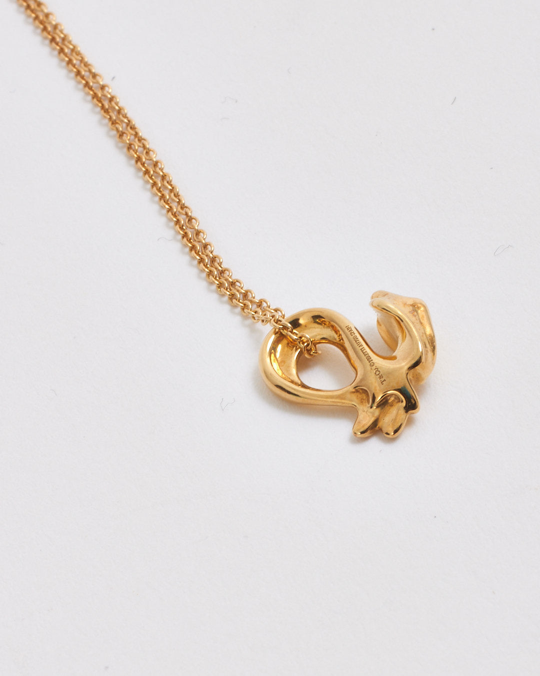 Tiffany & Co. 18K Gold Elsa Peretti Dragon Pendant Necklace