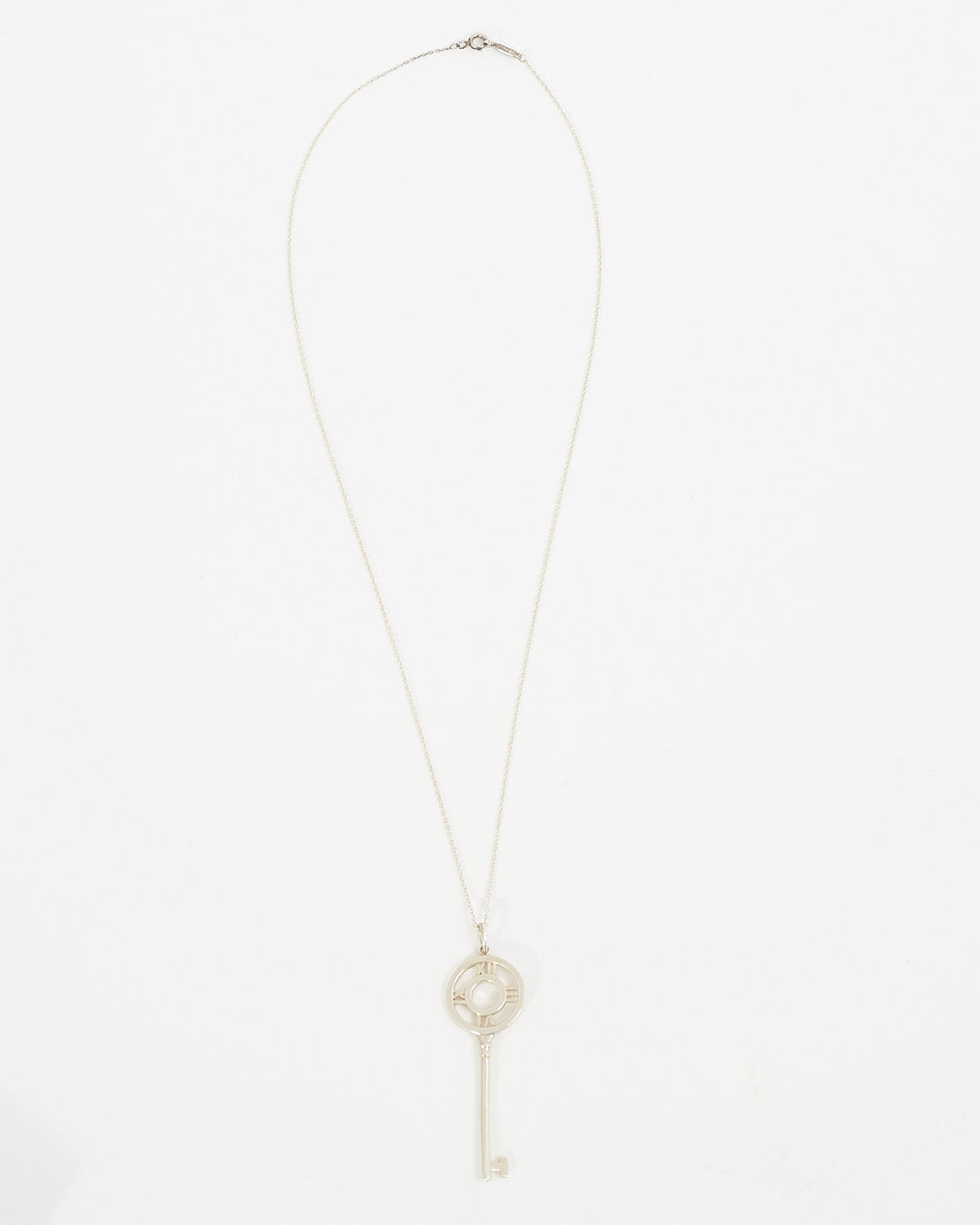 Collier pendentif clé Atlas en argent sterling Tiffany &amp; Co.
