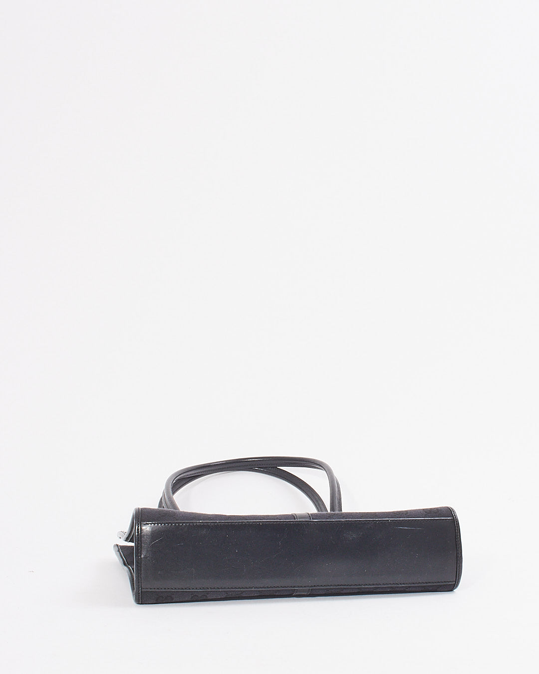 Gucci Black GG Canvas Top Handle Vintage Jackie Bag