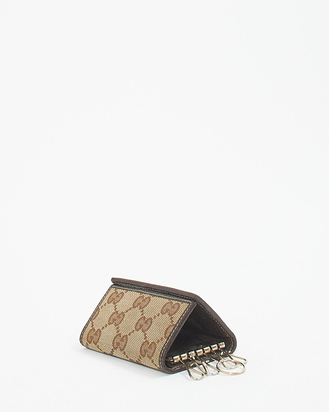 Porte-clés en toile imprimé Gucci GG