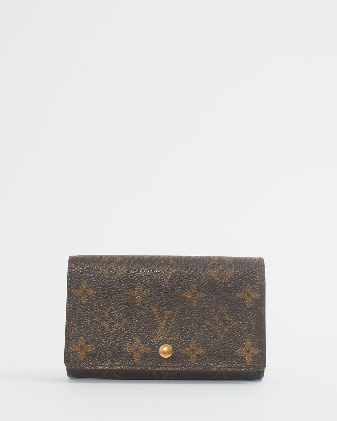 Portefeuille à deux volets en toile monogram Louis Vuitton