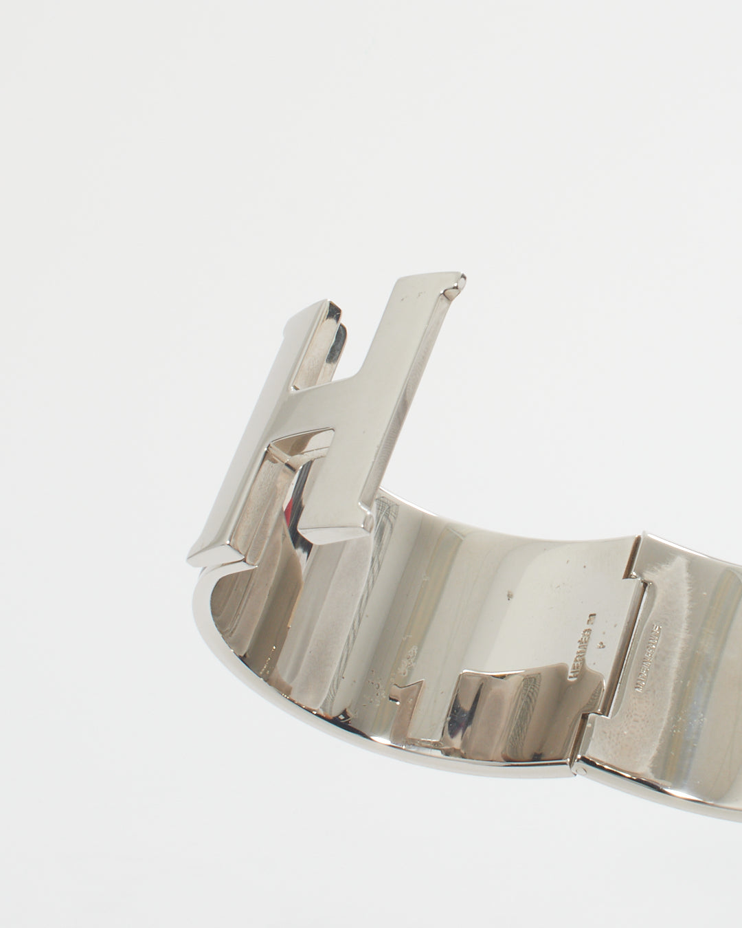 Hermes Black Palladium Extra Wide Clic Clac H Bracelet