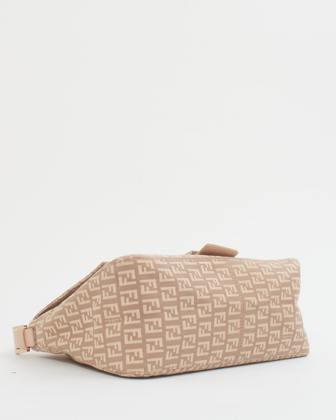 Fendi Sac baguette Mama Forever en toile imprimée courgettes violet/crème