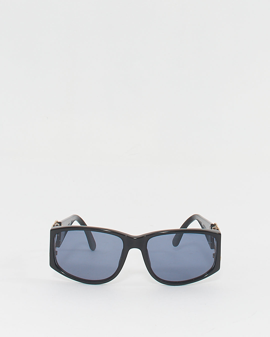 Chanel Vintage Black/Gold Coco Mark 02461 Sunglasses