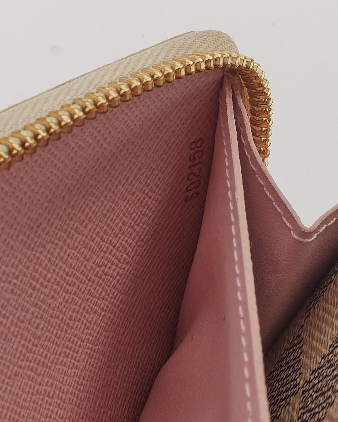 Louis Vuitton Damier Azur Coated Canvas Clemence Zippy Wallet