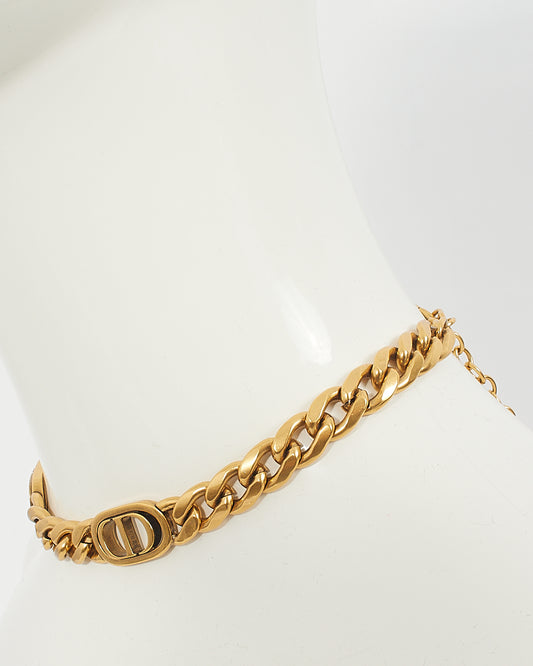 Dior Antique Gold 30 Montaigne Choker Necklace
