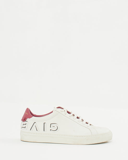 Givenchy White/Pink Urban Street Low Top Sneakers - 39.5
