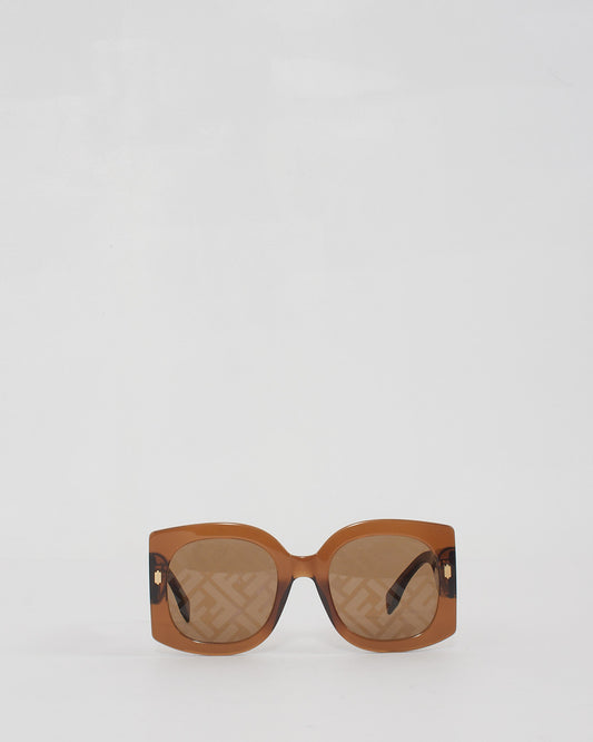 Fendi Brown Transparent FF 0436/G/S Sunglasses