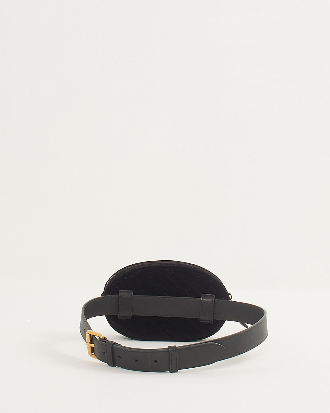 Gucci Velvet Matelasse GG Marmont Belt Bag - 75/30