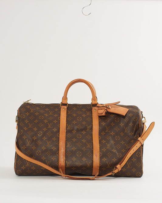 Louis Vuitton Monogram Canvas Keepall Bandoulière 50