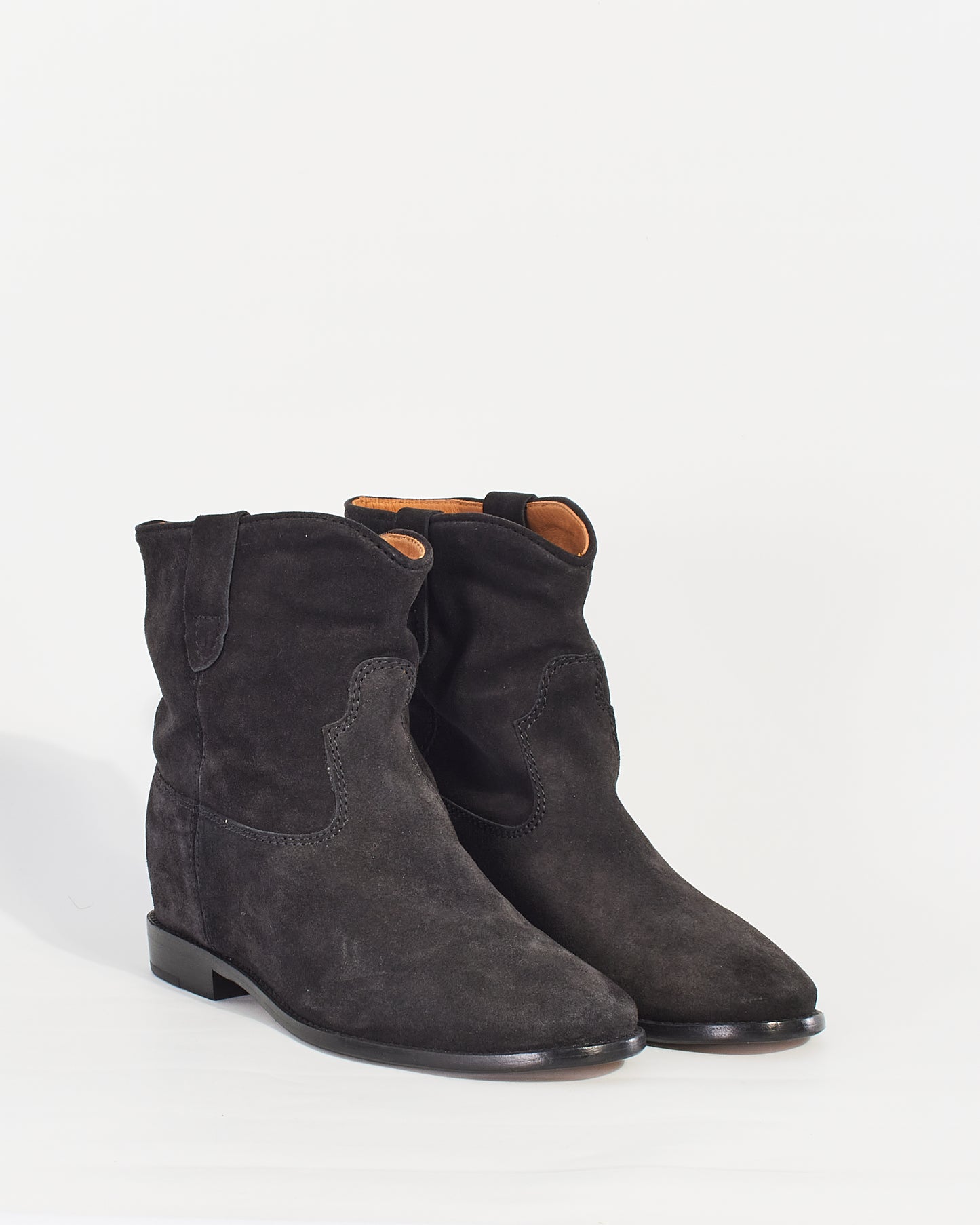 Isabel Marant Black Suede Crisi Boots - 40