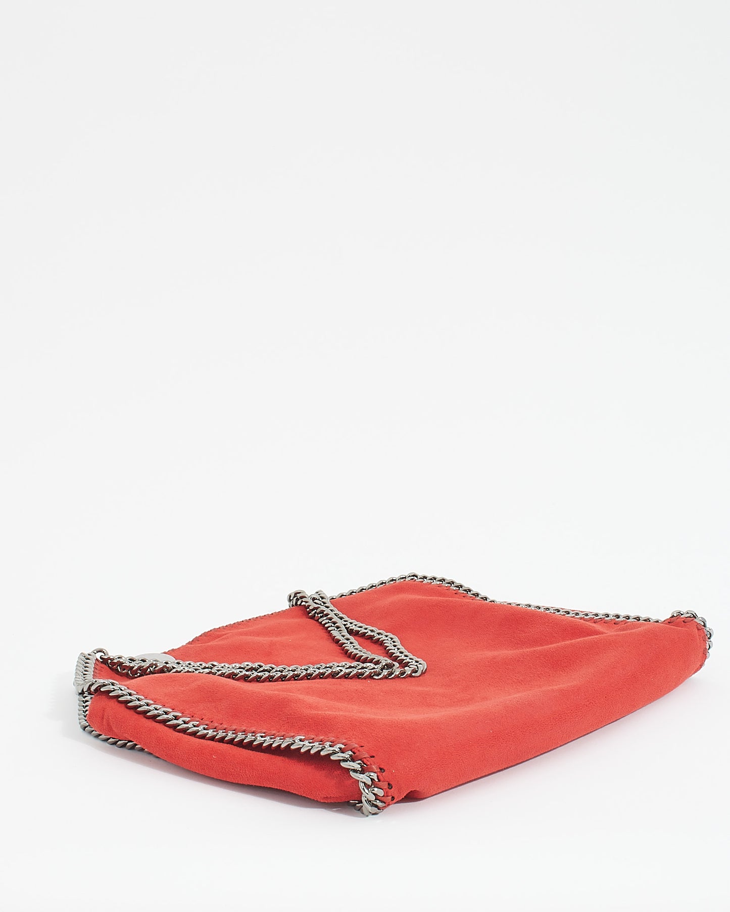 Stella McCartney Red Vegan Leather Falabella Shoulder Bag