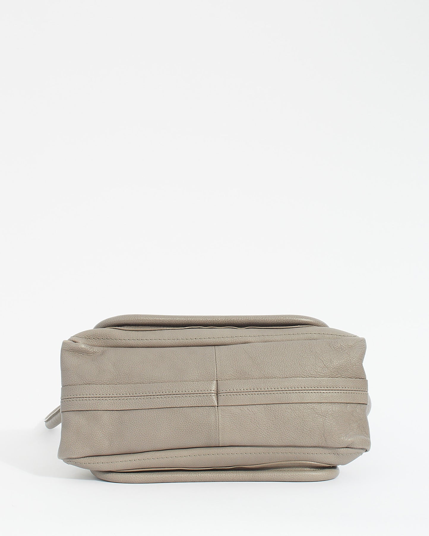 Chloé Grey Leather Medium Paraty Shoulder Bag