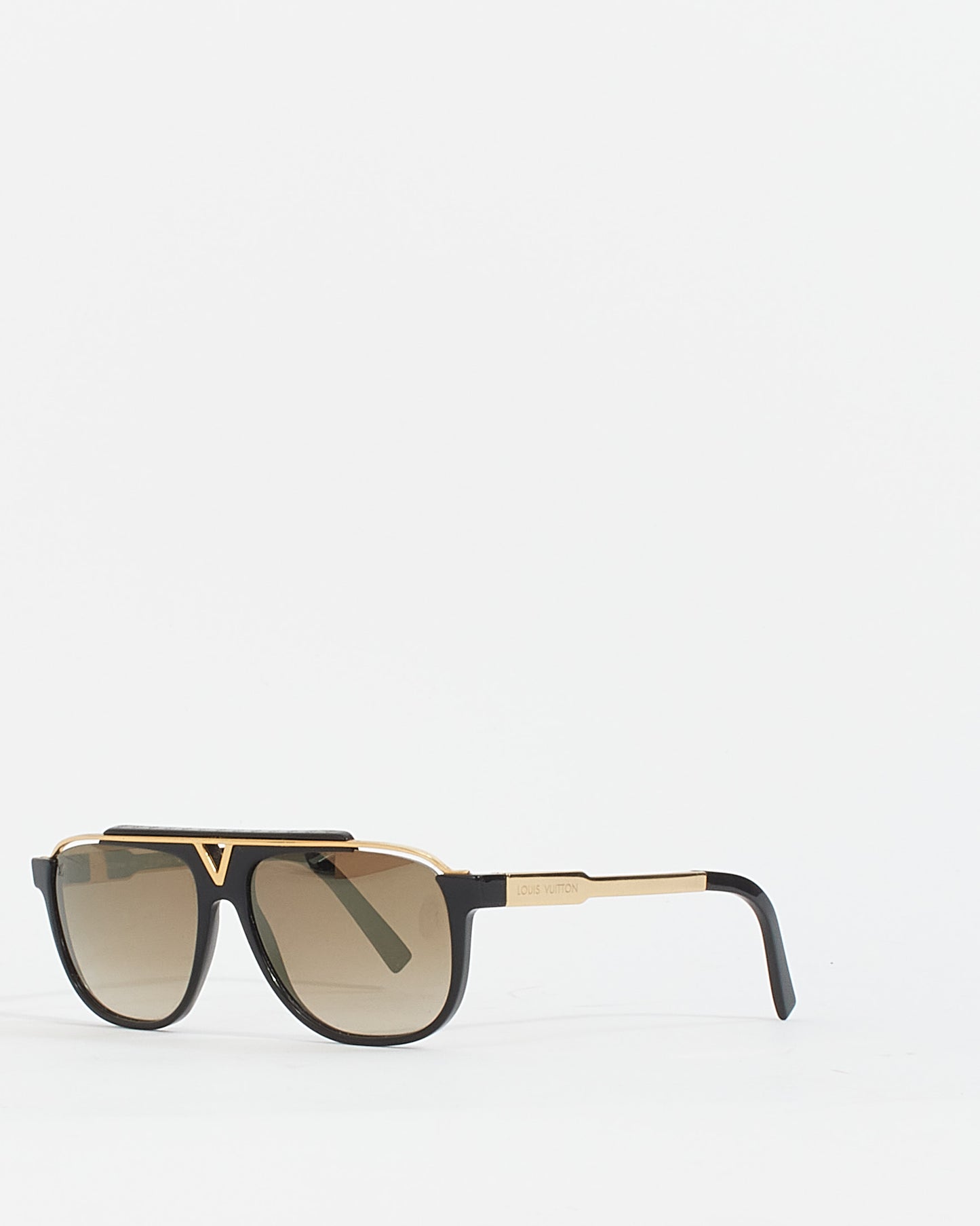 Louis Vuitton Black Acetate  Z0936W Mascot Sunglasses