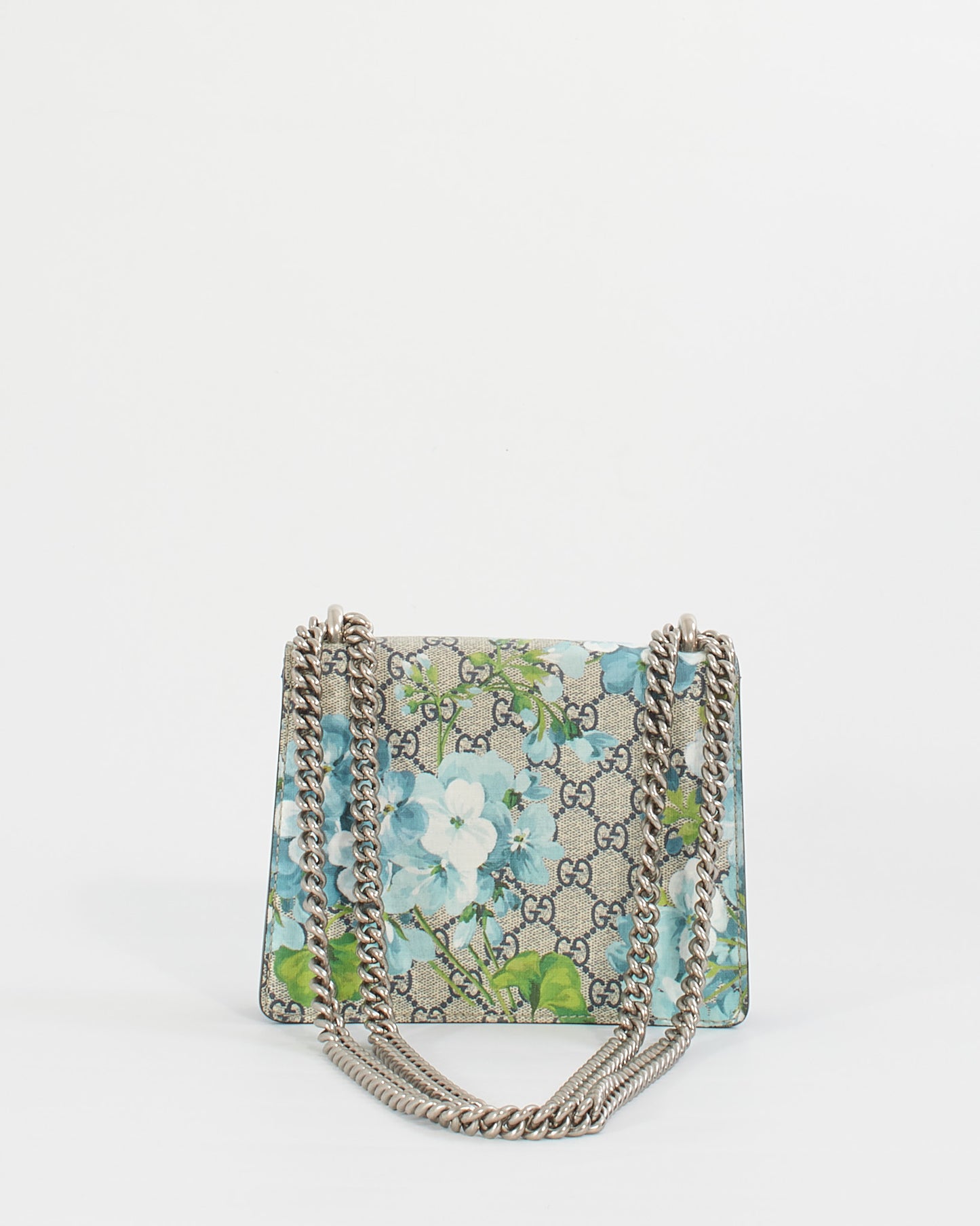 Gucci Blue Canvas GG Supreme Dionysus Blooms Mini Bag
