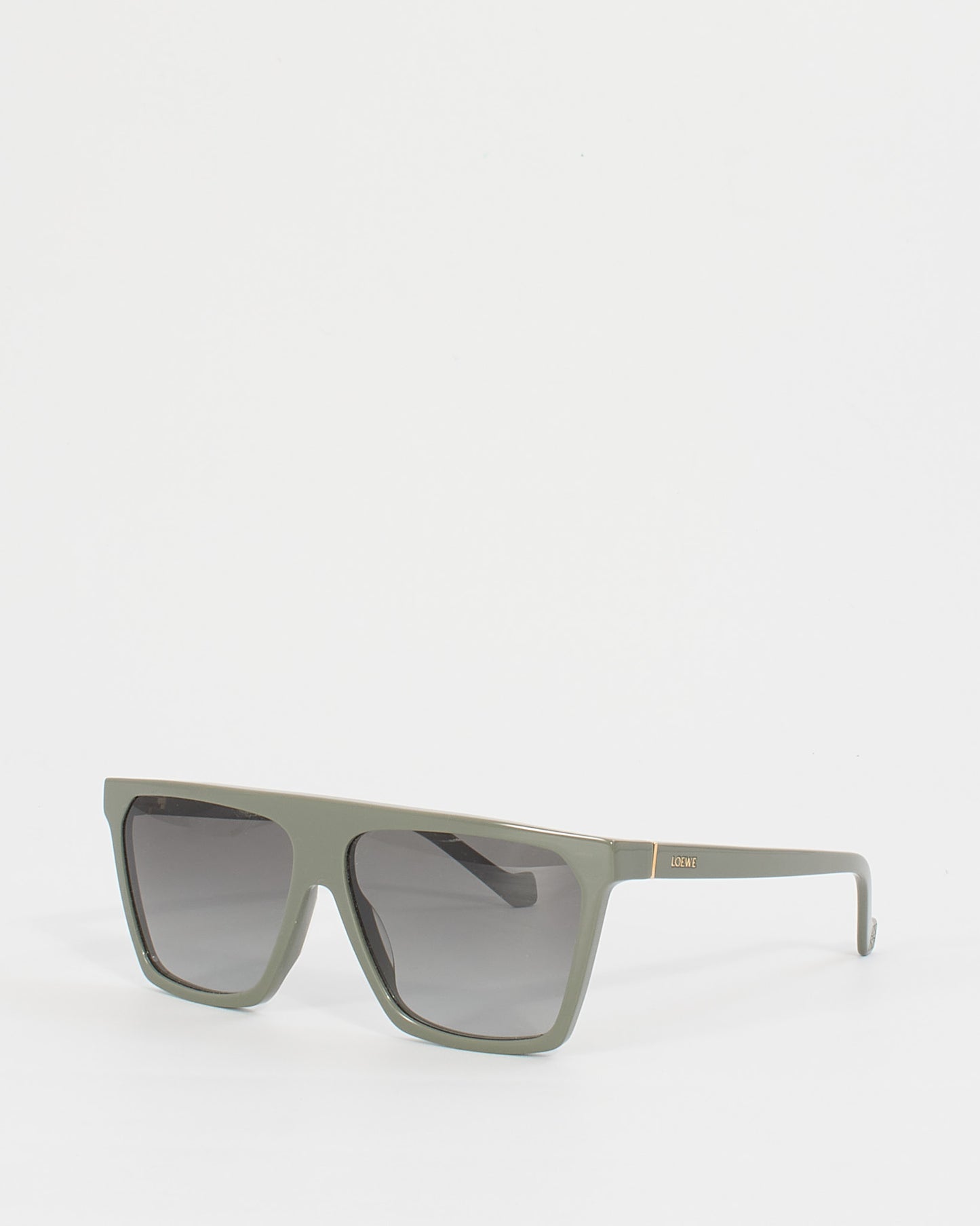 Loewe Grey Acetate Flat Top Sunglasses LW400601