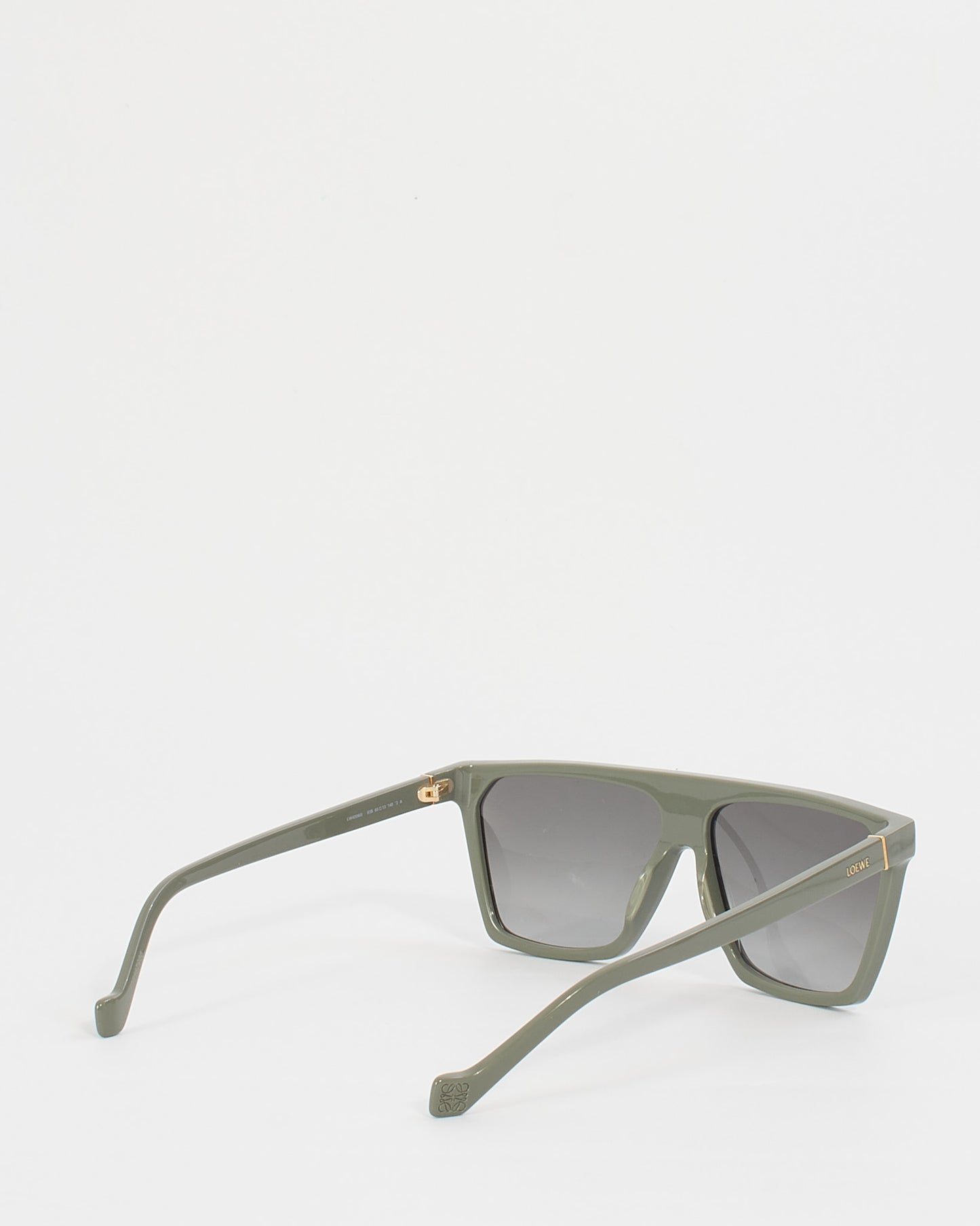 Loewe Grey Acetate Flat Top Sunglasses LW400601