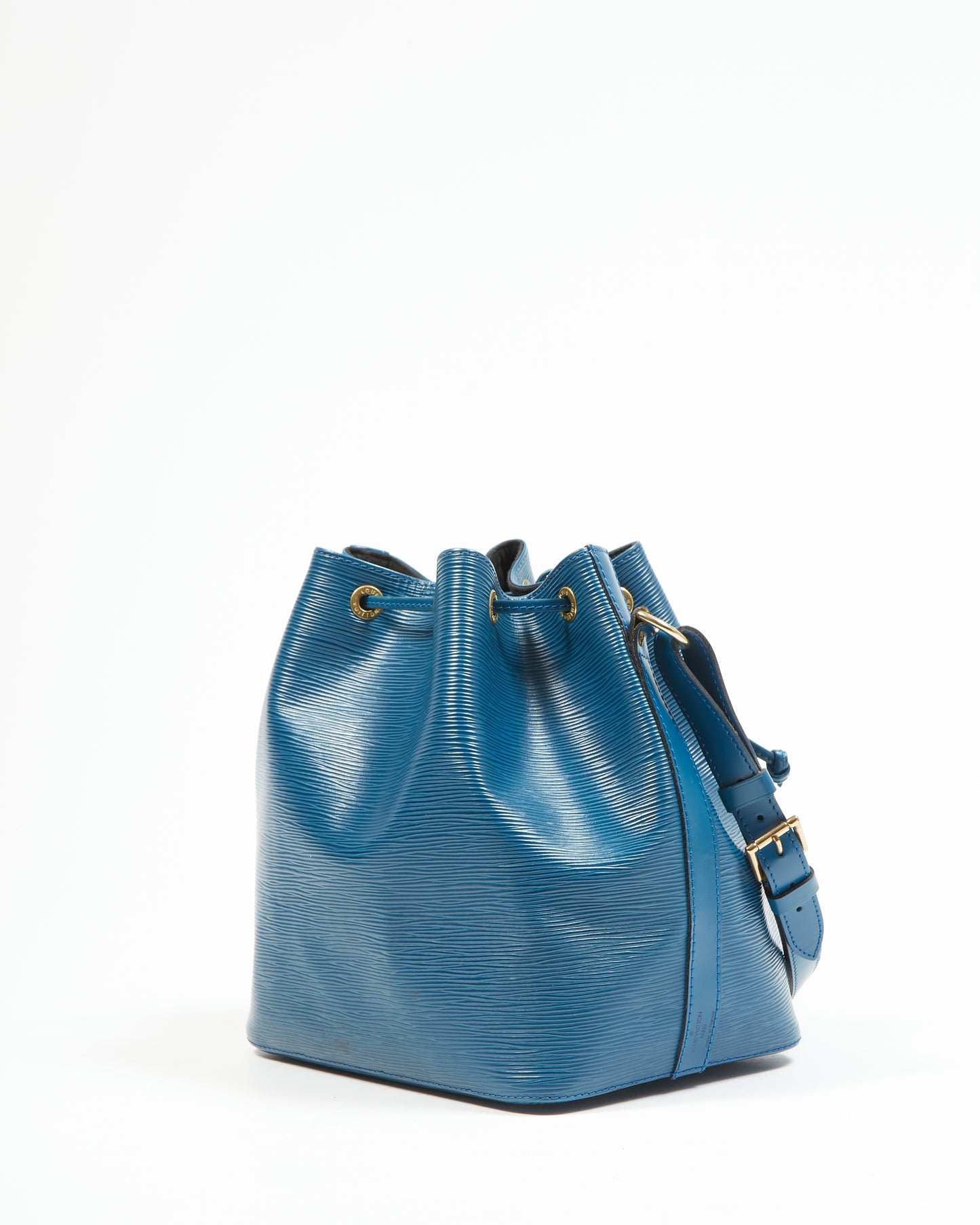 Louis Vuitton Blue Epi Petit Noe Bucket Bag