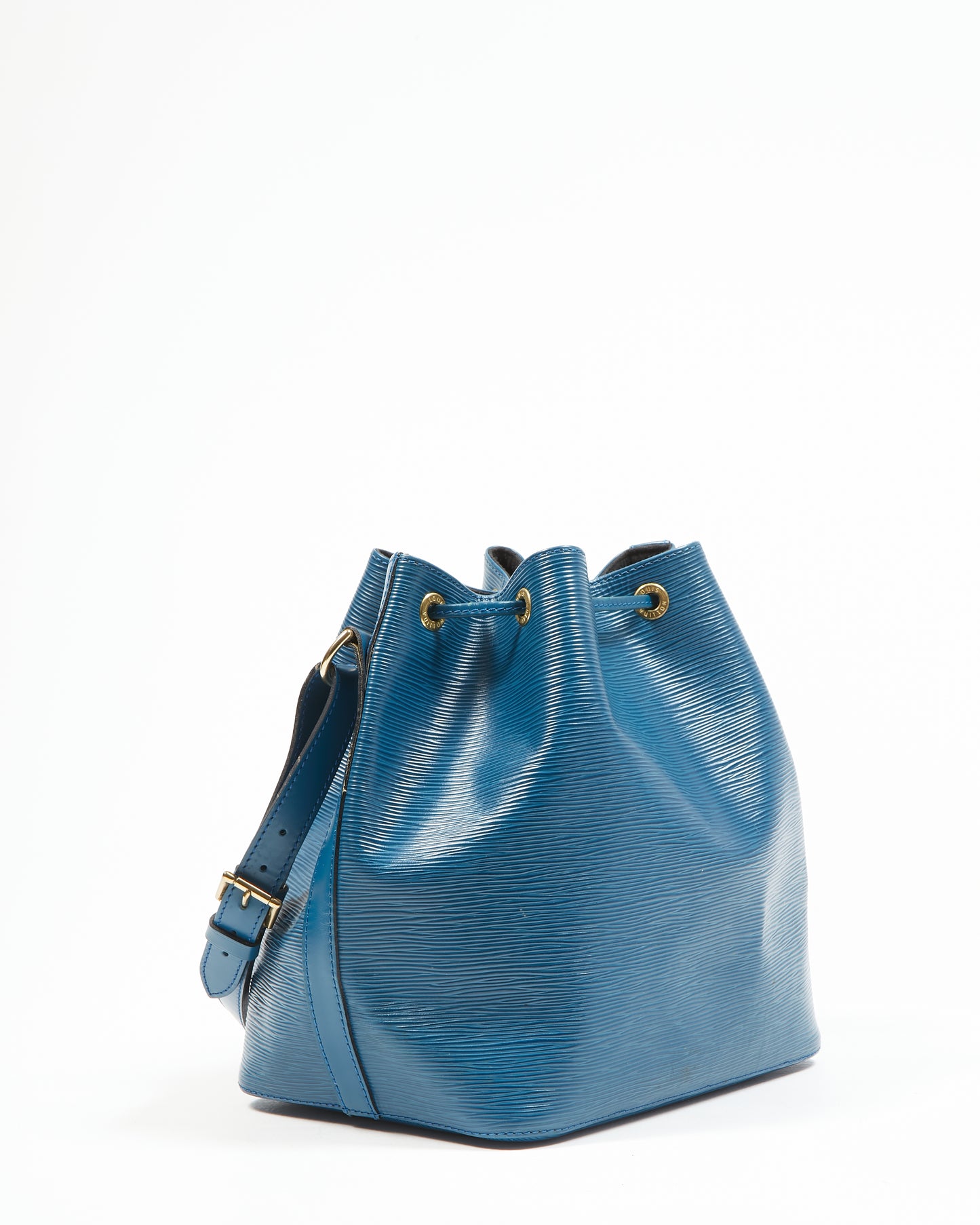 Louis Vuitton Blue Epi Petit Noe Bucket Bag