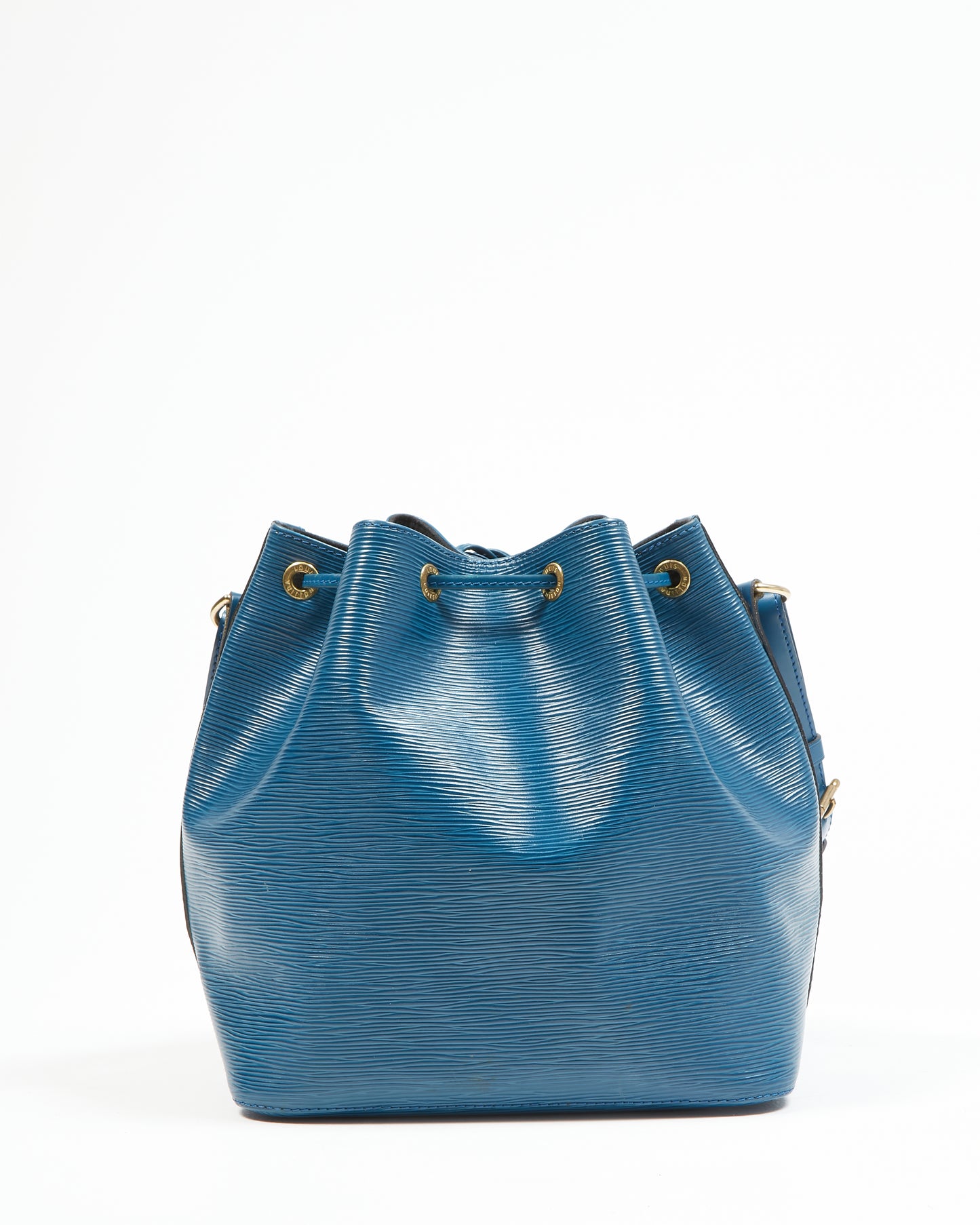 Louis Vuitton Blue Epi Petit Noe Bucket Bag