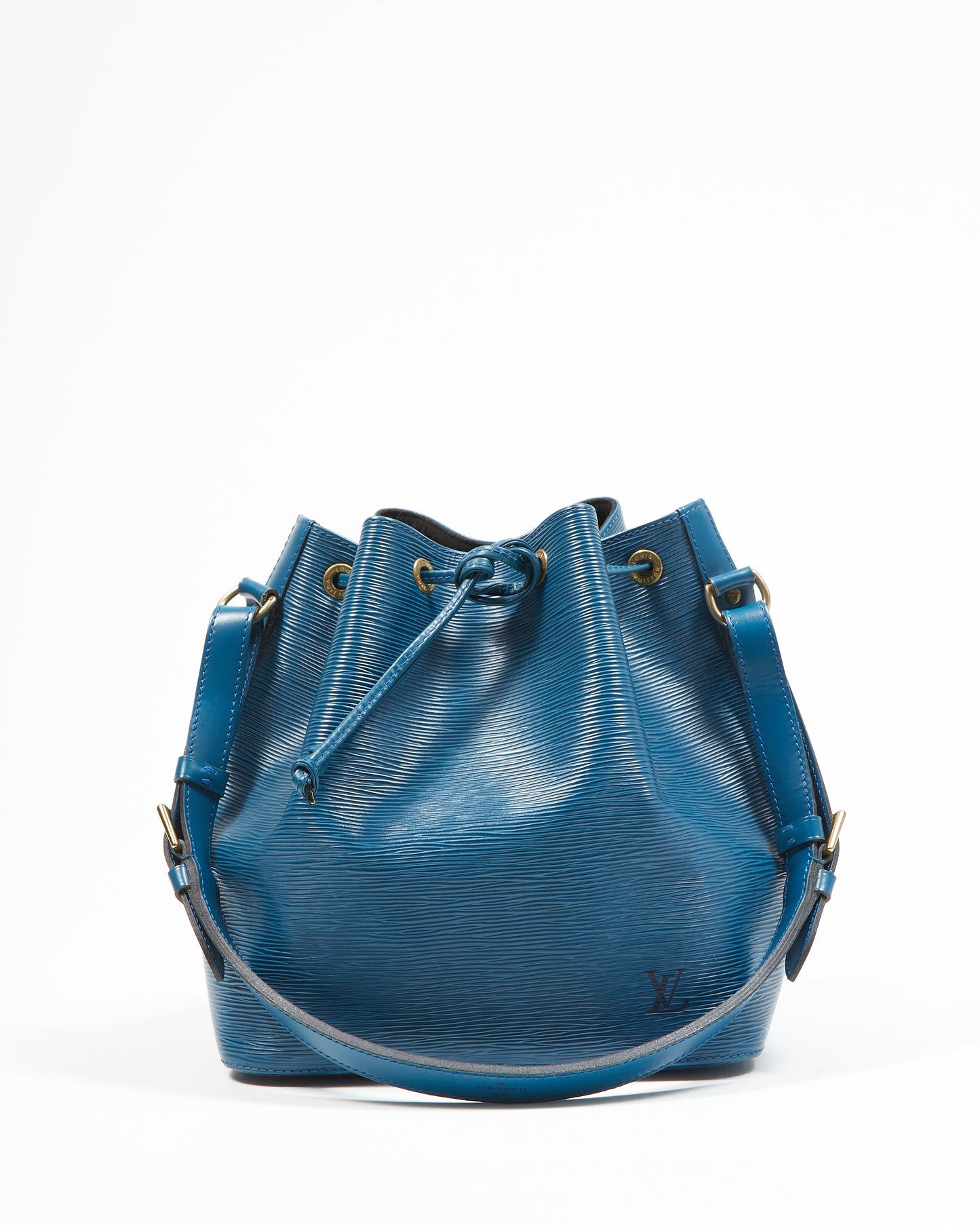 Louis Vuitton Blue Epi Petit Noe Bucket Bag