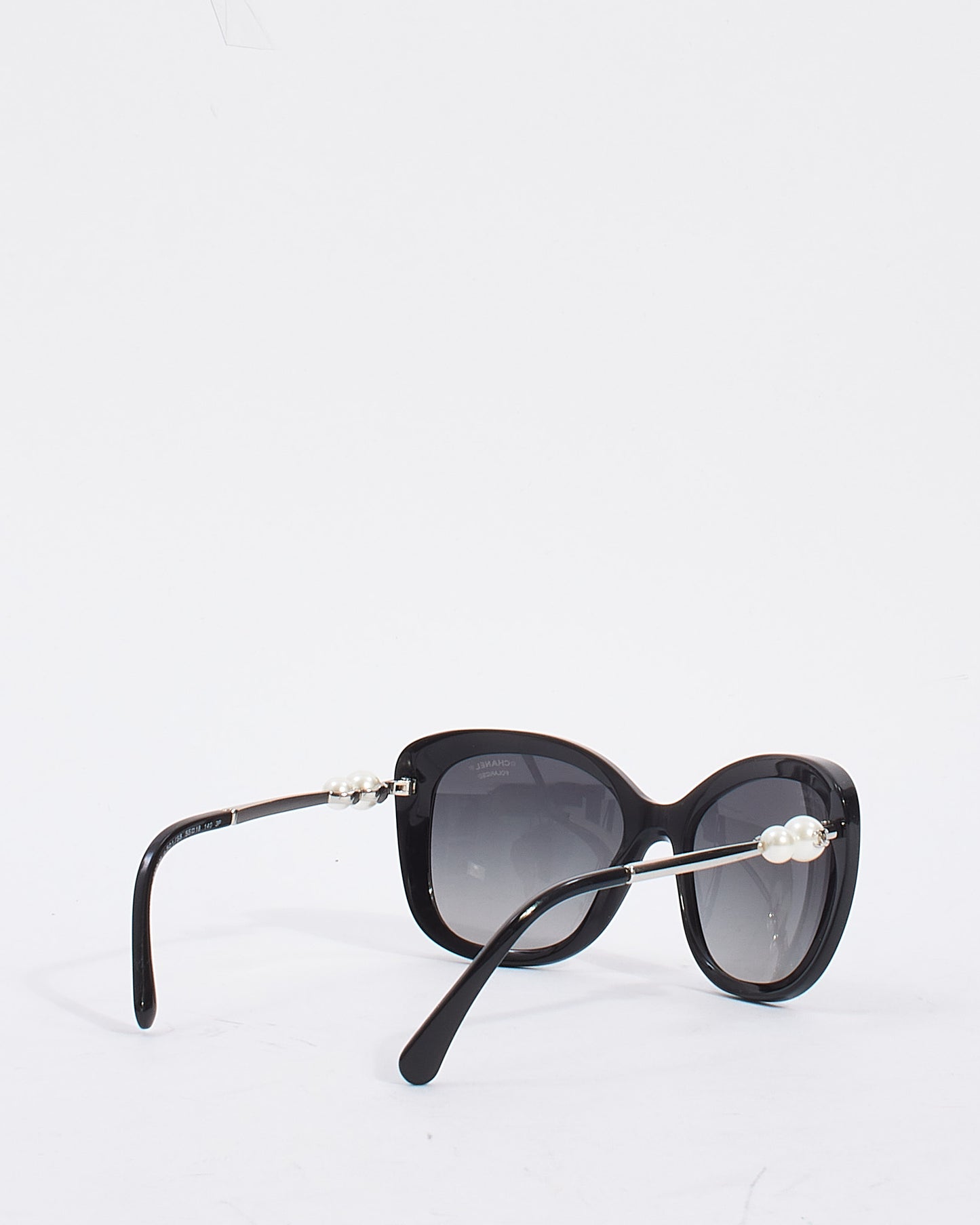 Chanel Black 5339-H Pearl Butterfly Sunglasses