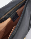 Gucci Black Matelassé Leather Medium GG Marmont Shoulder Bag