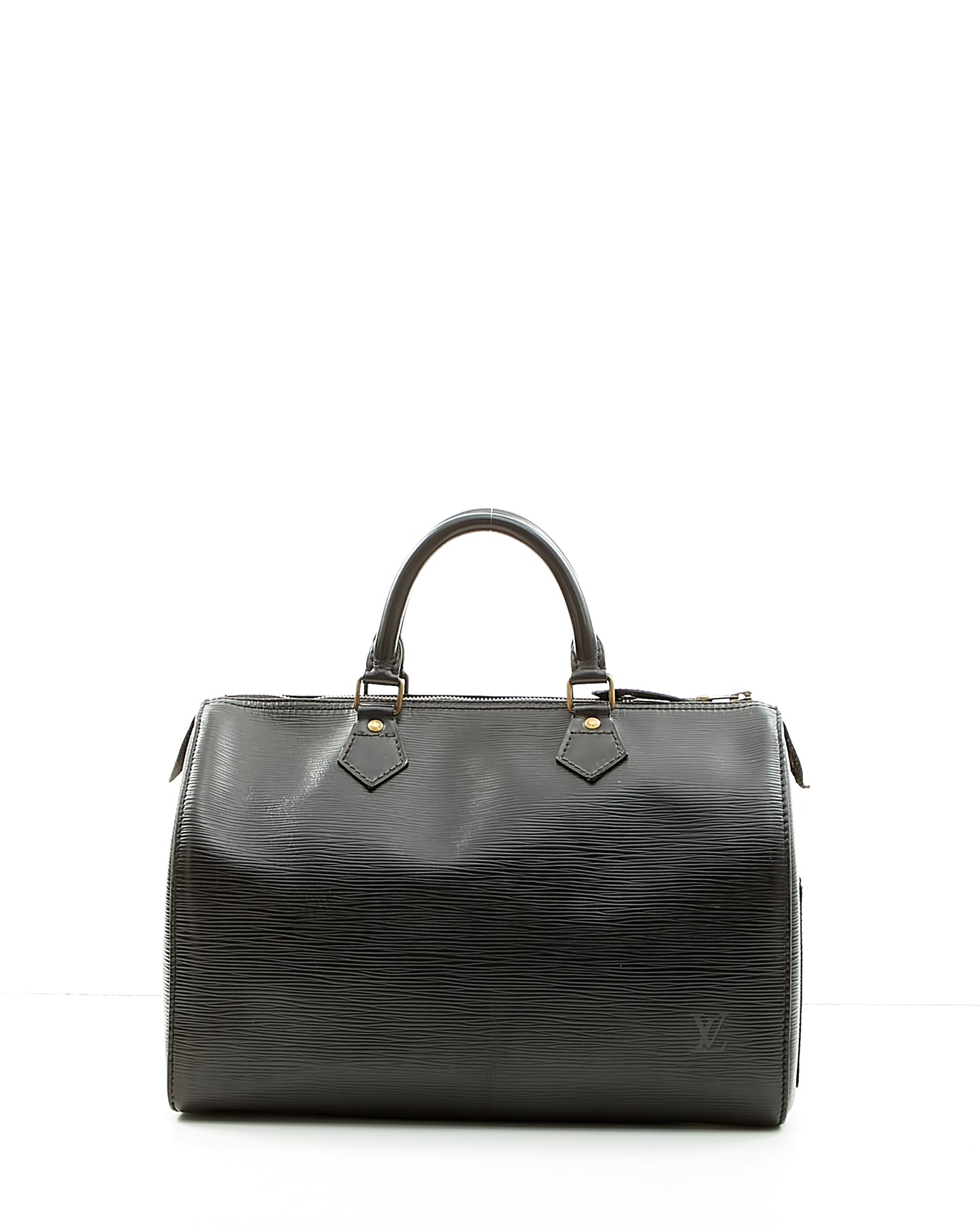 Louis Vuitton Black Epi Leather Speedy 35 Bag