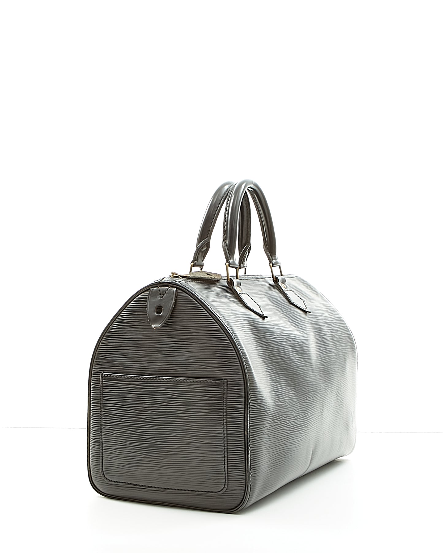 Louis Vuitton Black Epi Leather Speedy 35 Bag