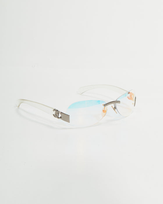 Chanel Iridescent Multi Color Lense CC Logo 4037 Sunglasses