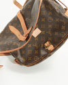 Louis Vuitton Monogram Canvas Two Pocket Saumur Messenger Bag