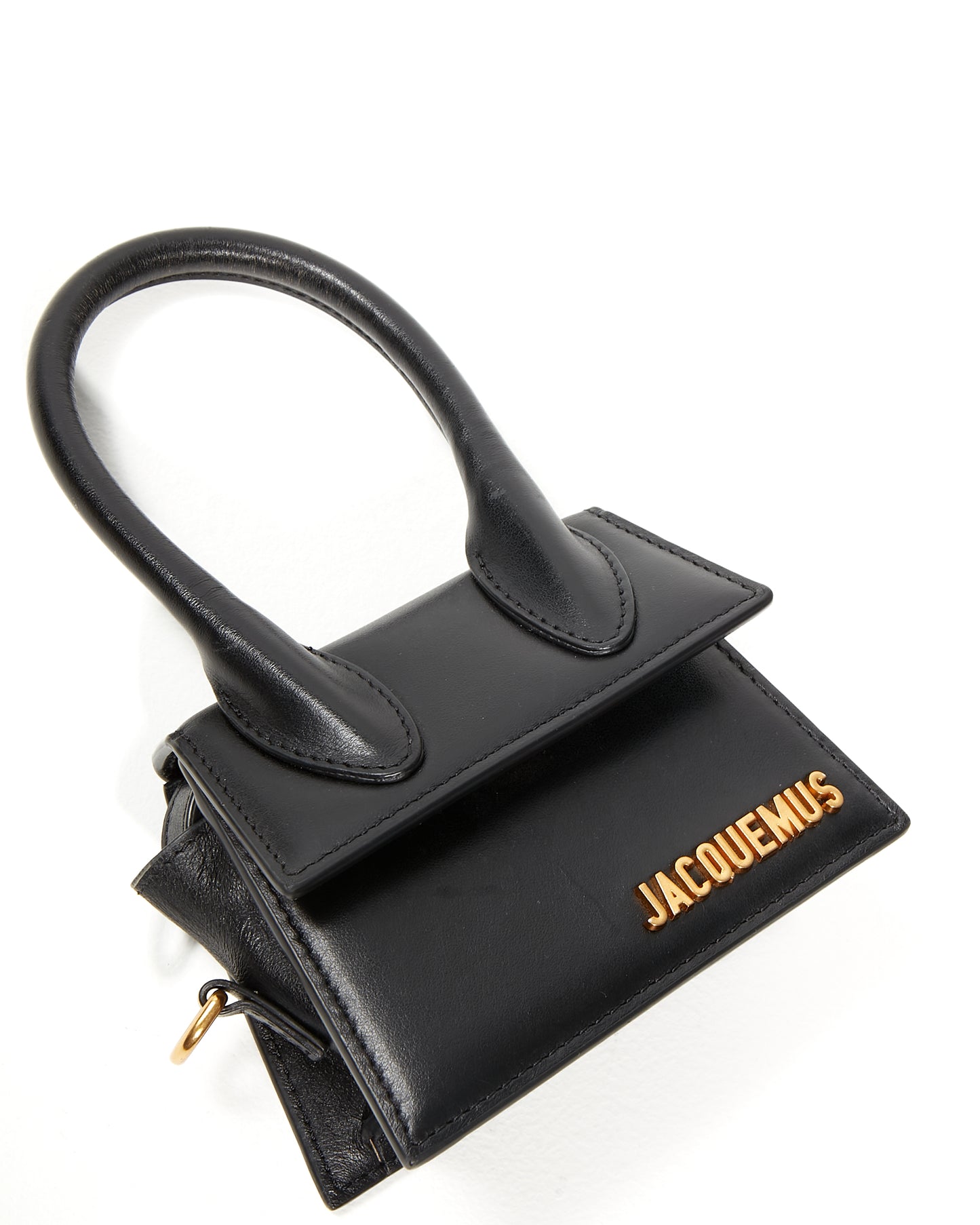 Jacquemus Black Leather Mini Chiquito Bag