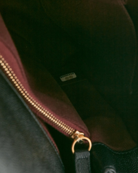 Chanel Black Caviar Medium Quilted Coco Handle Flap Bag