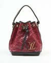 Louis Vuitton Cranberry Special Edition Double Jeu NeoNoe Bucket Bag