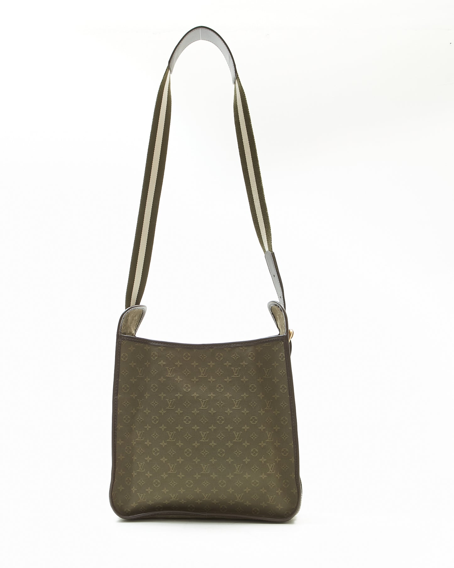 Louis Vuitton Olive Green Mini Lin Monogram Canvas Mary Kate Besace Messenger Bag