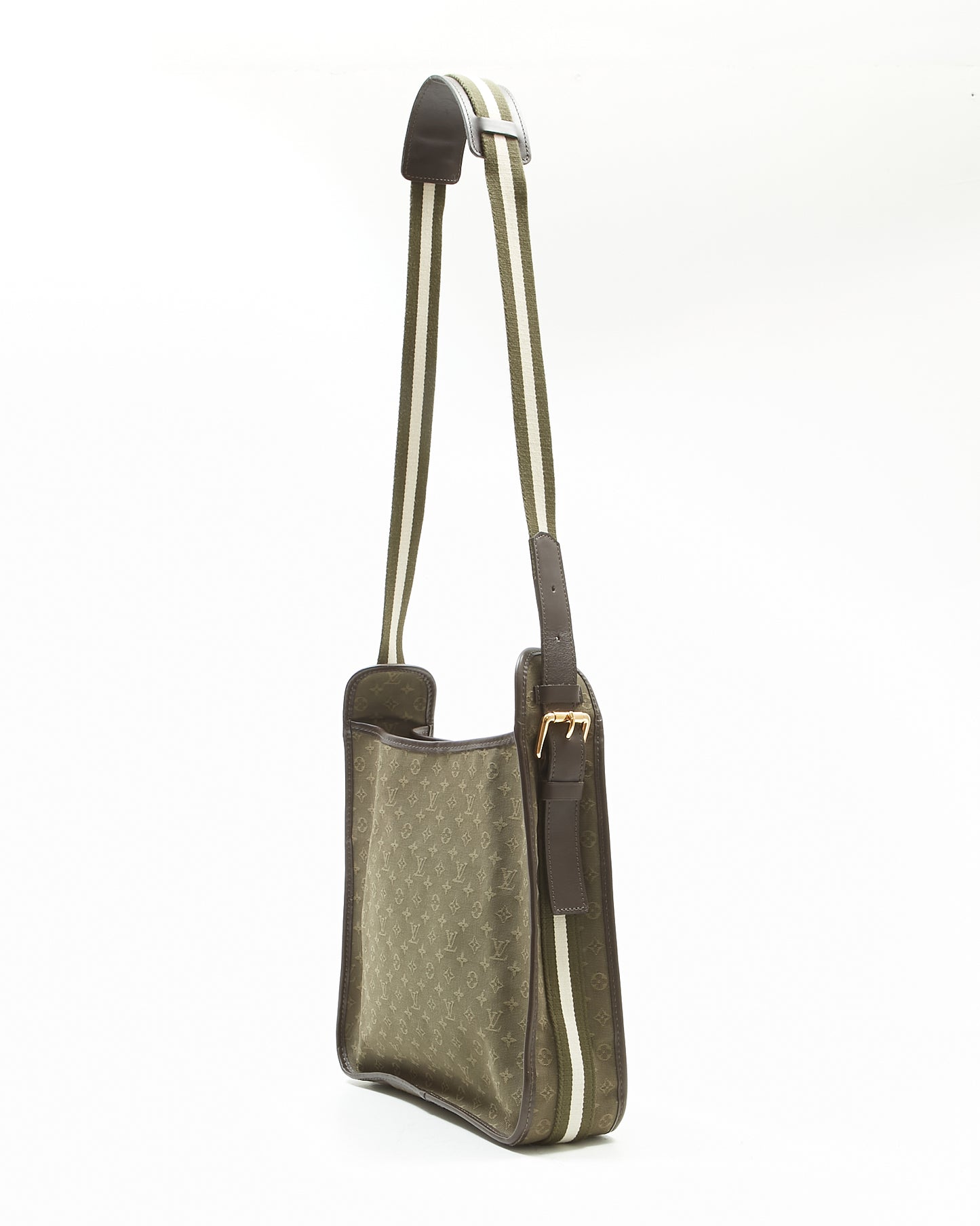 Louis Vuitton Sac messager Mary Kate Besace en toile monogramme Mini Lin vert olive