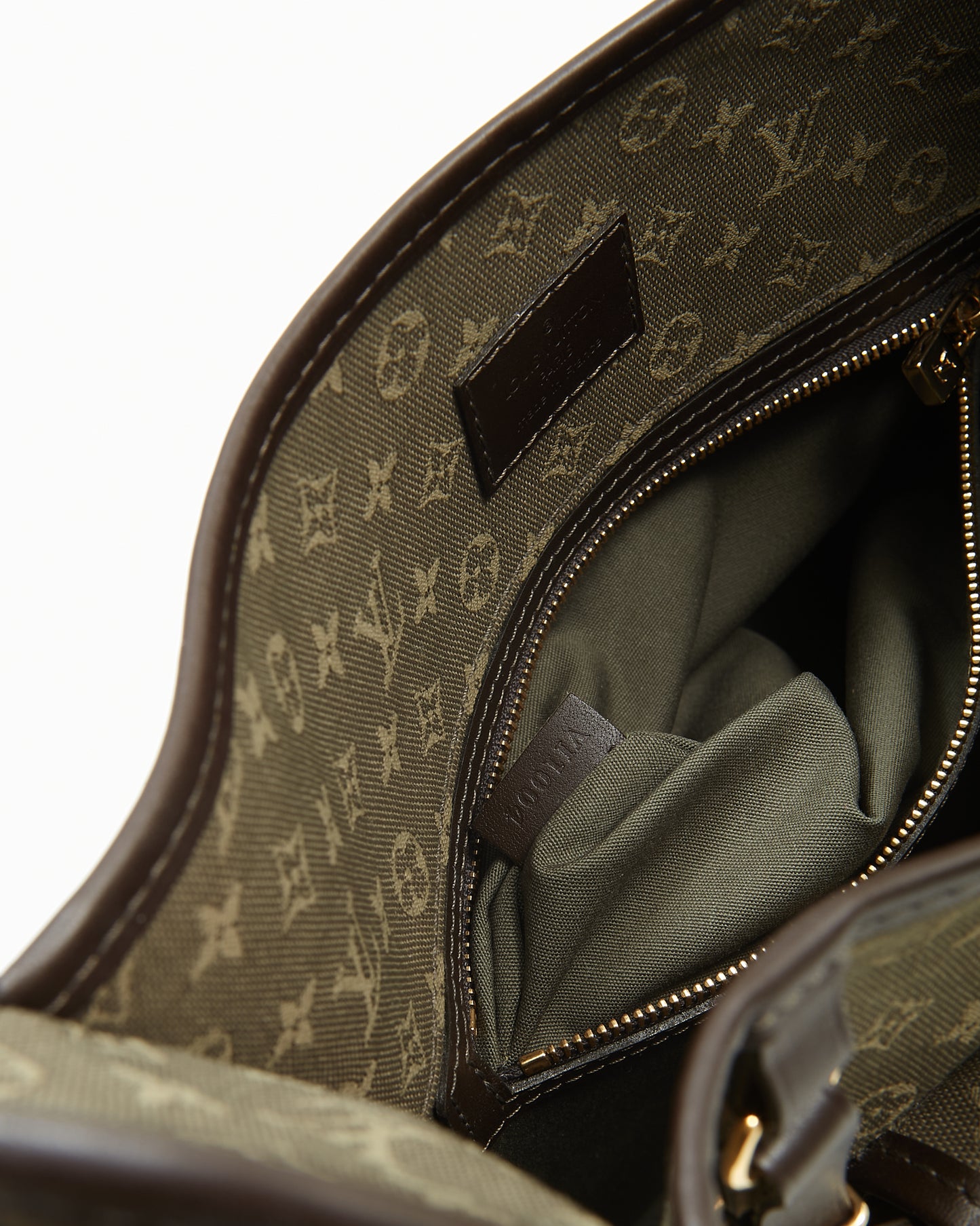 Louis Vuitton Sac messager Mary Kate Besace en toile monogramme Mini Lin vert olive