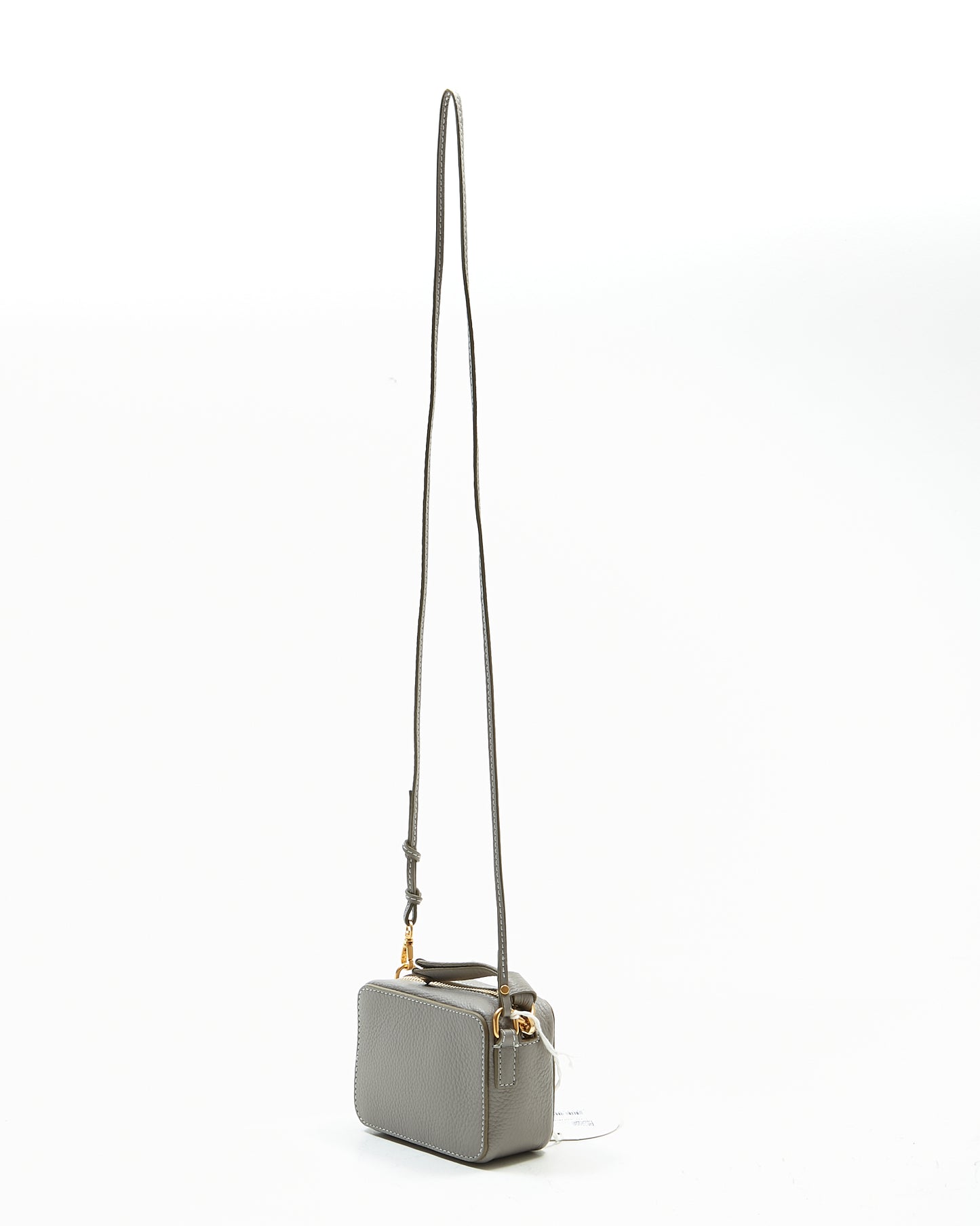 Chloe Cashmere Grey Leather Mini Shoulder Bag