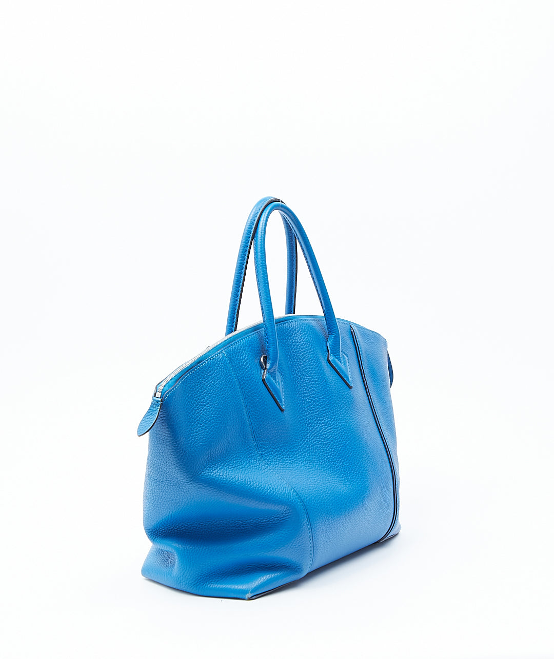 Louis Vuitton Royal Blue Taurillon Leather Soft Lockit MM Bag