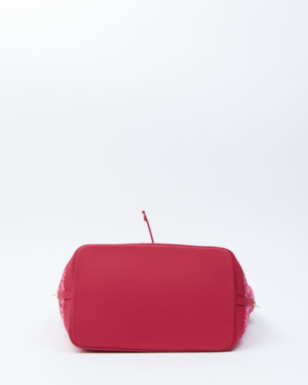 Louis Vuitton Sac cabas Noefull MM en denim monogramme rose