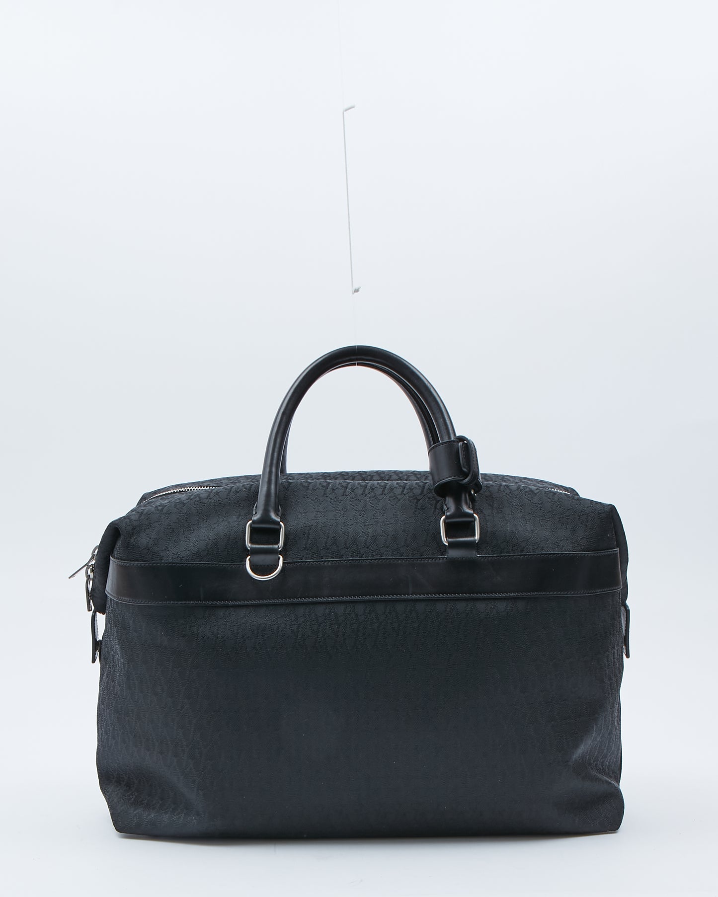 Saint Laurent Monogram Canvas & Leather Travel Duffle Bag