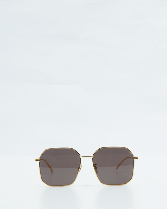 Bottega Veneta Gold Frame BV1108SA Sunglasses