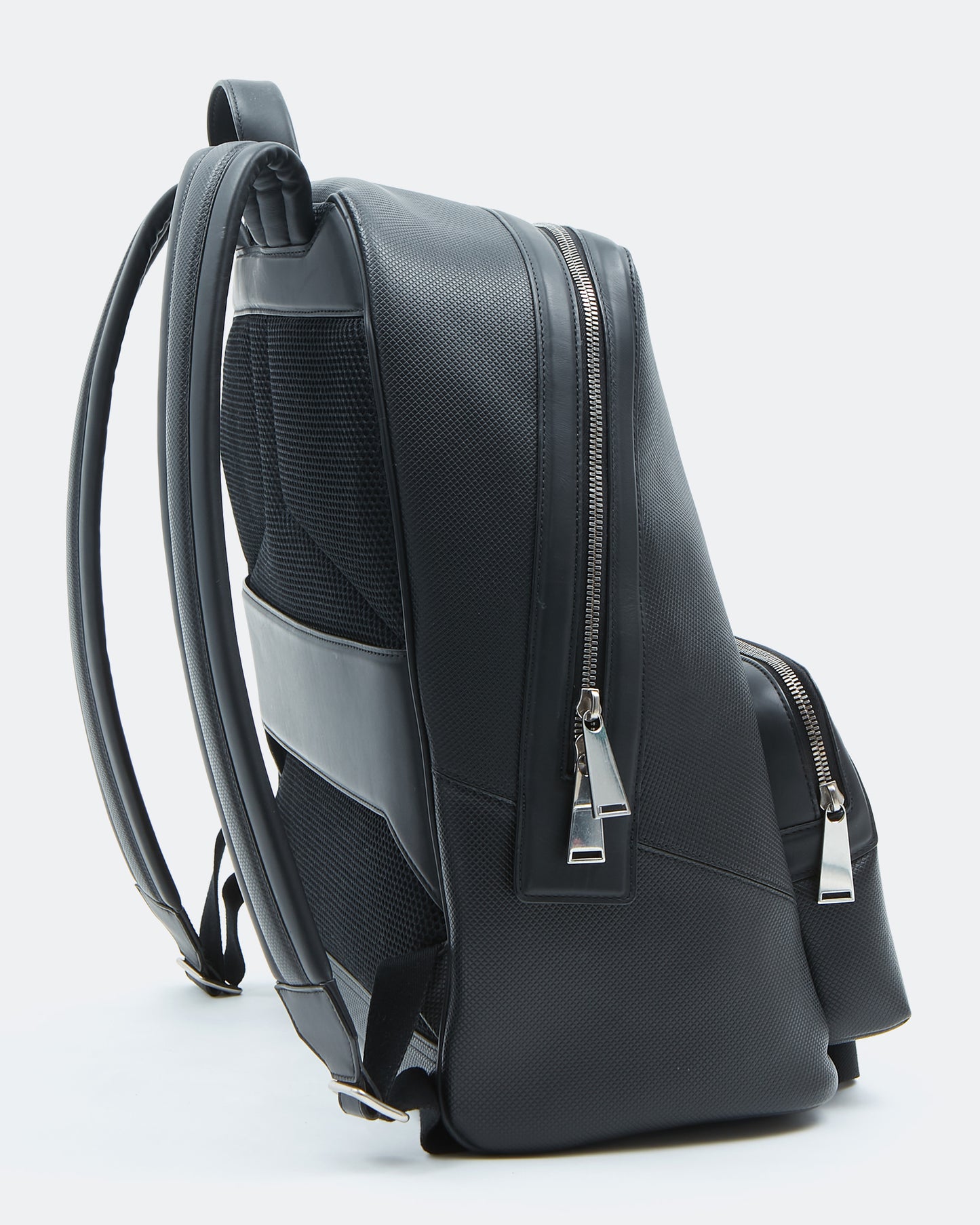 Bottega Veneta Black Leather Quilted Backpack