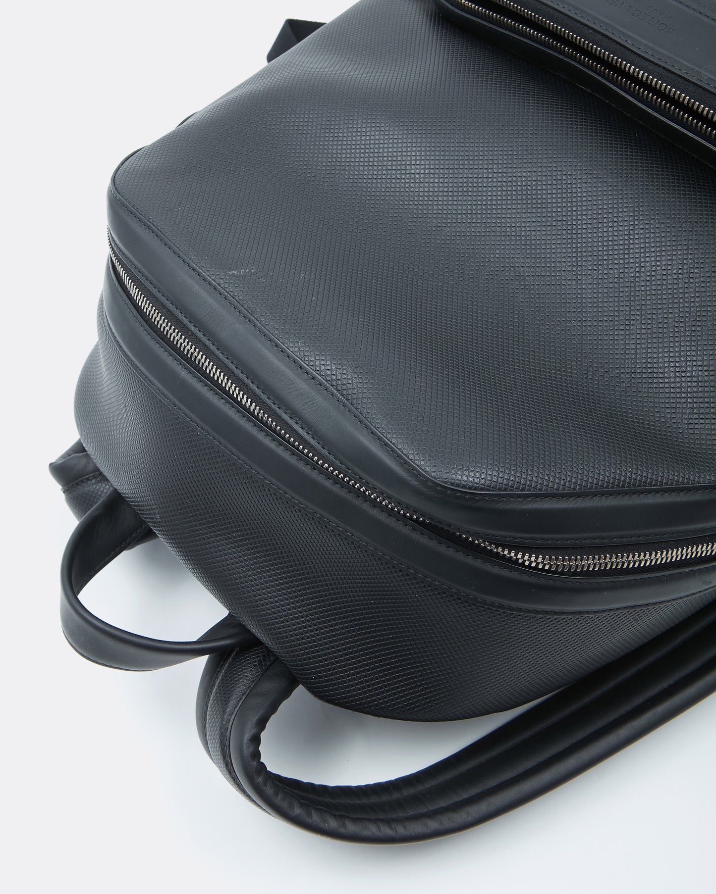 Bottega Veneta Black Leather Quilted Backpack